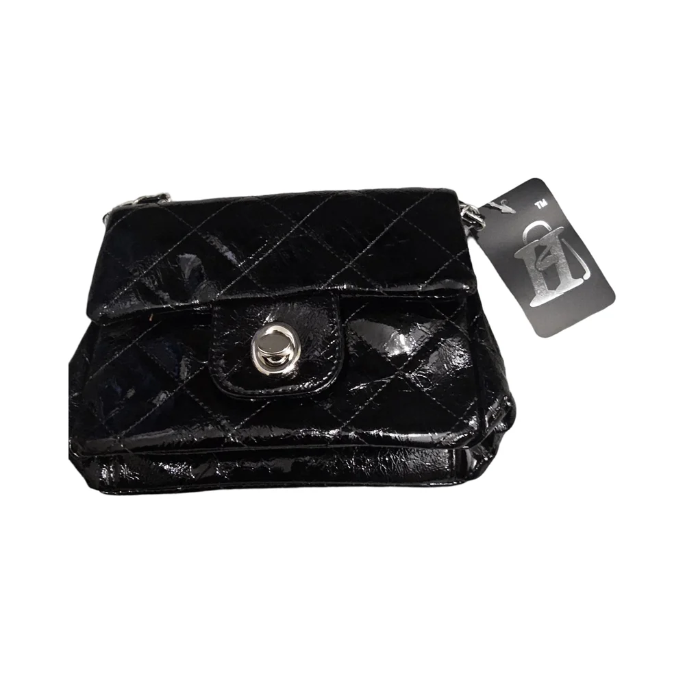 New Elegant Black Handbag 1 shoulder and 1 crossbody